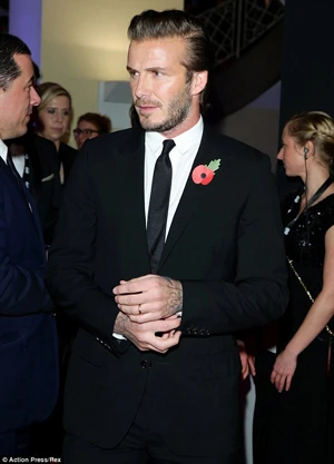 Becks bảnh bao đi nhận giải Người đàn ông của năm ảnh 5 Becks bảnh bao đi nhận giải Người đàn ông của năm ảnh 5