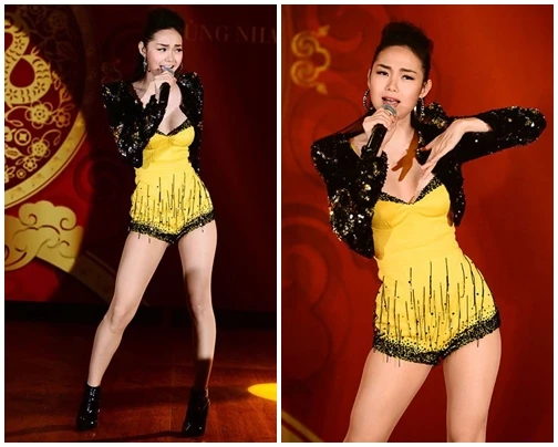Minh Hằng - nữ hoàng jumpsuit của showbiz Việt ảnh 4 Minh Hằng - nữ hoàng jumpsuit của showbiz Việt ảnh 4