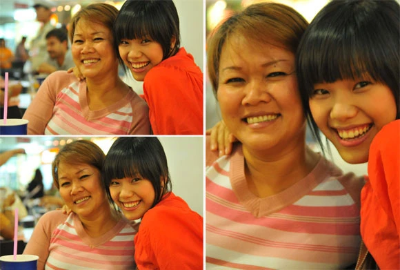 Ca sĩ Phương Vy và mẹ