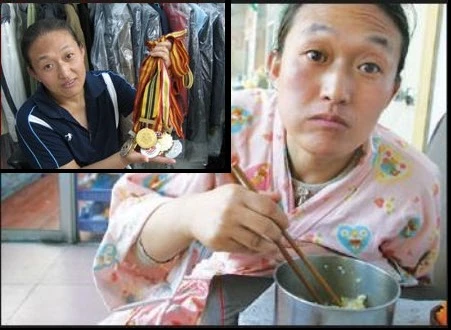 Zou Chunlan phải bán bộ sưu tập huy chương để nuôi sống bản thân và gia đình. Những nhà vô địch Trung Quốc: Từ đỉnh cao về đáy xã hội
