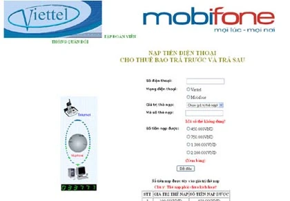 Các website lừa đảo nạp tiền bùng phát trở lại ảnh 1 Các website lừa đảo nạp tiền bùng phát trở lại ảnh 1