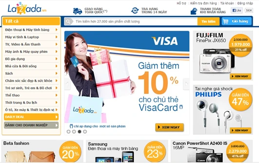 Lazada đầu tư 100 triệu USD và ra mắt ứng dụng mua sắm trên điện thoại ảnh 3 Lazada đầu tư 100 triệu USD và ra mắt ứng dụng mua sắm trên điện thoại ảnh 3