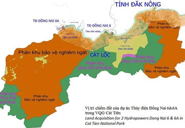 Dự án thủy điện Đồng Nai 6, 6A: Tăng nguy cơ diệt chủng thú quý hiếm ảnh 1 Dự án thủy điện Đồng Nai 6, 6A: Tăng nguy cơ diệt chủng thú quý hiếm ảnh 1