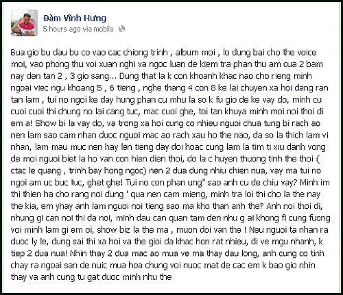 Vụ nhạc sĩ Nguyễn Ánh 9: Đàm Vĩnh Hưng lại buông lời cay nghiệt giữa bão scandal ảnh 1 Vụ nhạc sĩ Nguyễn Ánh 9: Đàm Vĩnh Hưng lại buông lời cay nghiệt giữa bão scandal ảnh 1