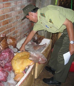 Phát hiện một vụ mua bán thú rừng Phát hiện một vụ mua bán thú rừng