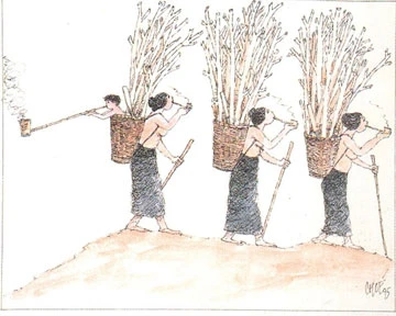 Tranh Chóe lần đầu triển lãm trong nước ảnh 5 Tranh Chóe lần đầu triển lãm trong nước ảnh 5