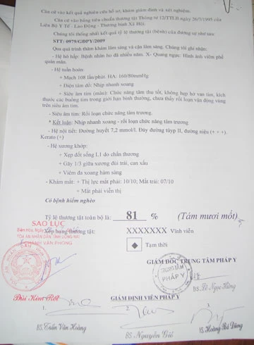 Ông Nguyễn Hoàng Huynh được đề nghị xét đặc xá: Có phải là bệnh hiểm nghèo? ảnh 3 Ông Nguyễn Hoàng Huynh được đề nghị xét đặc xá: Có phải là bệnh hiểm nghèo? ảnh 3