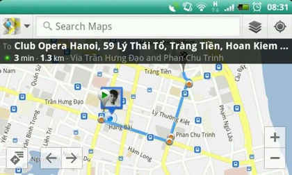 Tính năng dẫn đường của Google Maps đã hoạt động lại ảnh 1 Tính năng dẫn đường của Google Maps đã hoạt động lại ảnh 1