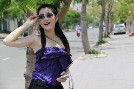 Xuân Mai xinh xắn dưới nắng Sài Gòn ảnh 5 Xuân Mai xinh xắn dưới nắng Sài Gòn ảnh 5