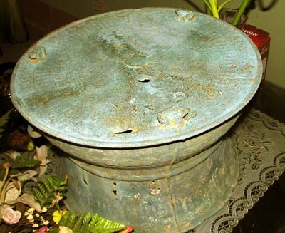 Phát hiện thêm trống đồng Đông Sơn cổ ảnh 1 Phát hiện thêm trống đồng Đông Sơn cổ ảnh 1