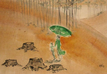 Tranh Chóe lần đầu triển lãm trong nước ảnh 3 Tranh Chóe lần đầu triển lãm trong nước ảnh 3