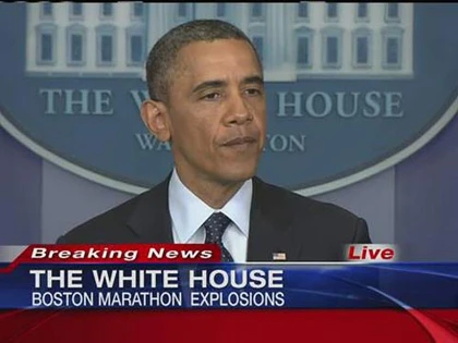 Tổng thống Obama thề tính sổ vụ đánh bom Boston ảnh 1 Tổng thống Obama thề tính sổ vụ đánh bom Boston ảnh 1