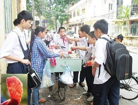 Giật mình... thịt hổ khô trước cổng trường ảnh 1 Giật mình... thịt hổ khô trước cổng trường ảnh 1