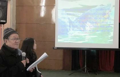 Chưa thống nhất đưa cụ rùa lên bờ chữa trị ảnh 2 Chưa thống nhất đưa cụ rùa lên bờ chữa trị ảnh 2