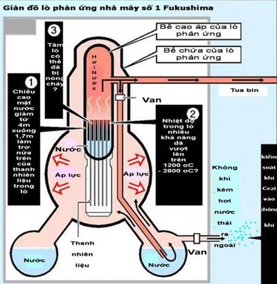 Hai lò phản ứng Fukushima có nguy cơ nóng chảy ảnh 2