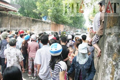 Chùm ảnh: Hiện trường vụ bắt cóc học sinh trường mầm non ảnh 3 Chùm ảnh: Hiện trường vụ bắt cóc học sinh trường mầm non ảnh 3