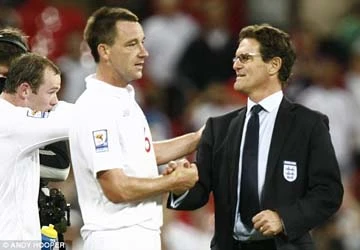 Capello trao lại băng thủ quân ĐT Anh cho Terry? ảnh 1 Capello trao lại băng thủ quân ĐT Anh cho Terry? ảnh 1