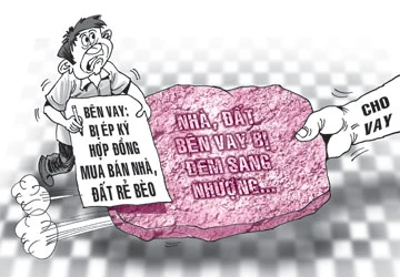 Trắng tay vì vay tiền bằng hợp đồng bán nhà, đất ảnh 1 Trắng tay vì vay tiền bằng hợp đồng bán nhà, đất ảnh 1