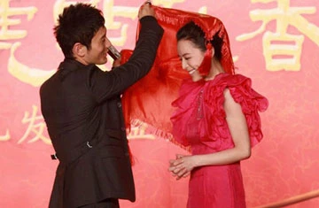 Huỳnh Hiểu Minh "động phòng hoa chúc" ảnh 2 Huỳnh Hiểu Minh "động phòng hoa chúc" ảnh 2