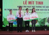 Nam sinh năm 2 giành giải nhất cuộc thi vẽ bảo vệ môi trường