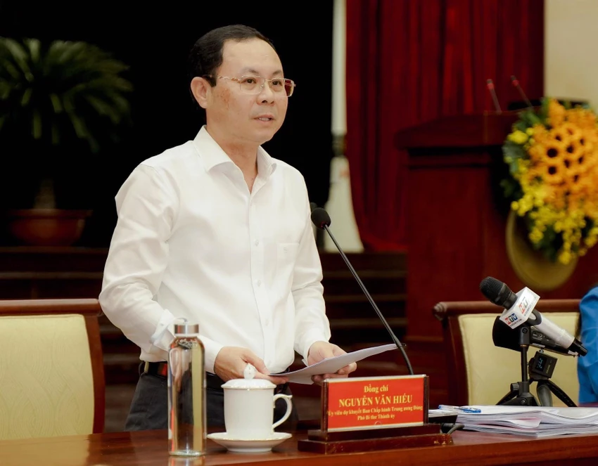 Phó Bí thư Thành ủy TP.HCM Nguyễn Văn Hiếu. Ảnh: TĐ Phó Bí thư Thành ủy TP.HCM Nguyễn Văn Hiếu. Ảnh: TĐ
