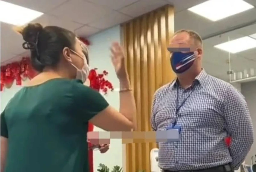 Trường Quốc tế American Academy đã nhìn nhận trách nhiệm do chưa theo dõi, sâu sát học sinh tốt nhất. Ảnh cắt từ clip Trường Quốc tế American Academy đã nhìn nhận trách nhiệm do chưa theo dõi, sâu sát học sinh tốt nhất. Ảnh cắt từ clip
