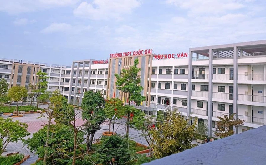 Trường THPT Quốc Oai, nơi Lễ theo học. Ảnh CTV Trường THPT Quốc Oai, nơi Lễ theo học. Ảnh CTV