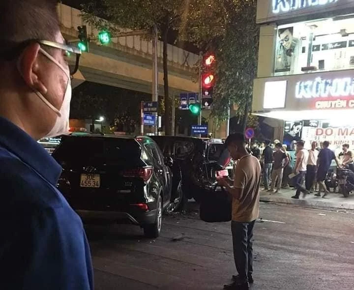 Hiện trường vụ tai nạn tối hôm 28-7. Ảnh CTV Hiện trường vụ tai nạn tối hôm 28-7. Ảnh CTV
