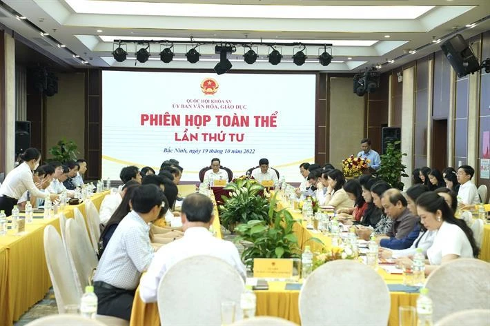 Toàn cảnh buổi họp. Ảnh CTV Toàn cảnh buổi họp. Ảnh CTV