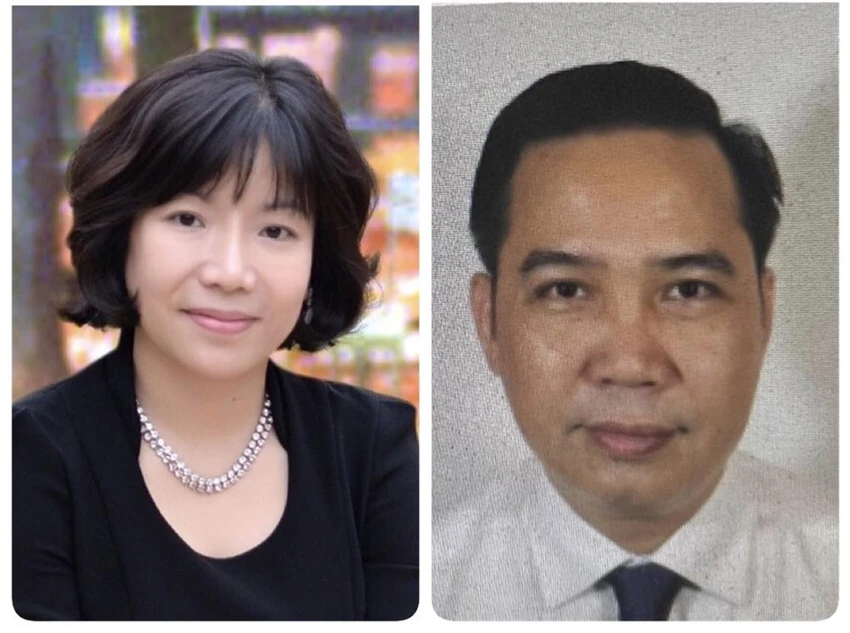 Các bị can (từ trái qua phải): Nguyễn Thị Thanh Nhàn; Trần Mạnh Hà. Ảnh CA Các bị can (từ trái qua phải): Nguyễn Thị Thanh Nhàn; Trần Mạnh Hà. Ảnh CA