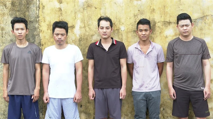 Các bị can trong vụ án.