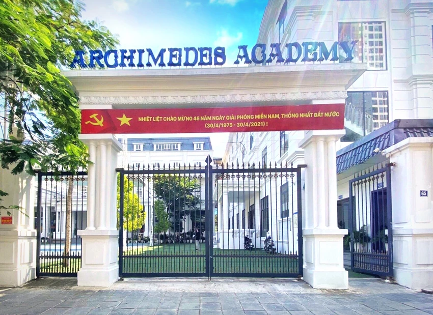 Trường Tiểu học Archimedes Academy. Ảnh FB nhà trường Trường Tiểu học Archimedes Academy. Ảnh FB nhà trường