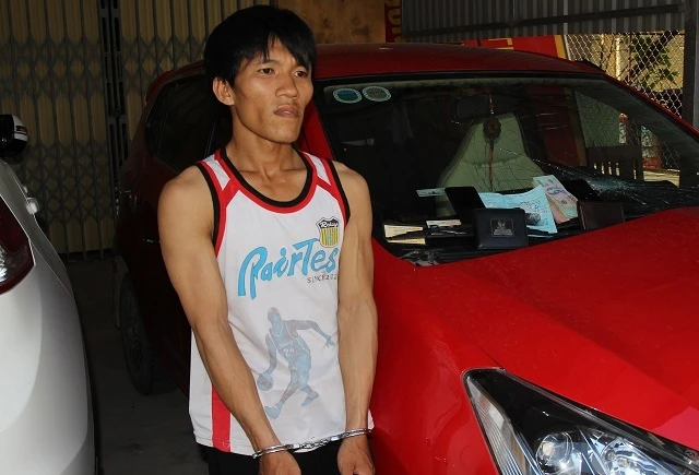 Nghi phạm Vũ Văn Hiển. Ảnh CA Nghi phạm Vũ Văn Hiển. Ảnh CA