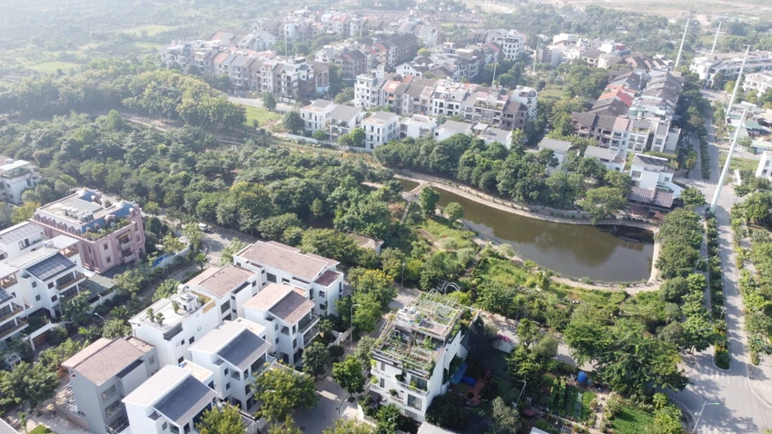 biệt thự Hà Nội trồng rau
