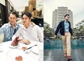 Quang Vinh chụp chung với bố, bác bỏ tin đồn là đại thiếu gia 