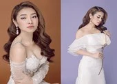 Phương Trinh Jolie mong manh trong váy trắng nói về tình yêu