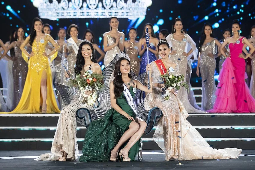 Lương Thùy Linh đăng quang Hoa hậu Thế giới Việt Nam 2019 ảnh 1