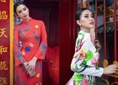 Tiểu Vy khoe sắc trong tà áo dài tết, sẵn sàng chào xuân 2020