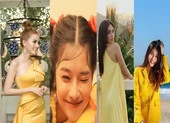 Mỹ nhân Việt khoe sắc vàng quyến rũ