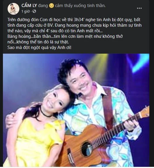 Nhiều nghệ sĩ chia buồn, tiếc thương danh hài Chí Tài ảnh 9 Nhiều nghệ sĩ chia buồn, tiếc thương danh hài Chí Tài ảnh 9