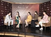 Á hậu Ngọc Thảo catwalk cực kỳ ấn tượng trong livestream