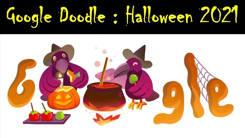 Google thay Doodle ma mị nhân lễ hội Halloween 2021 ảnh 1