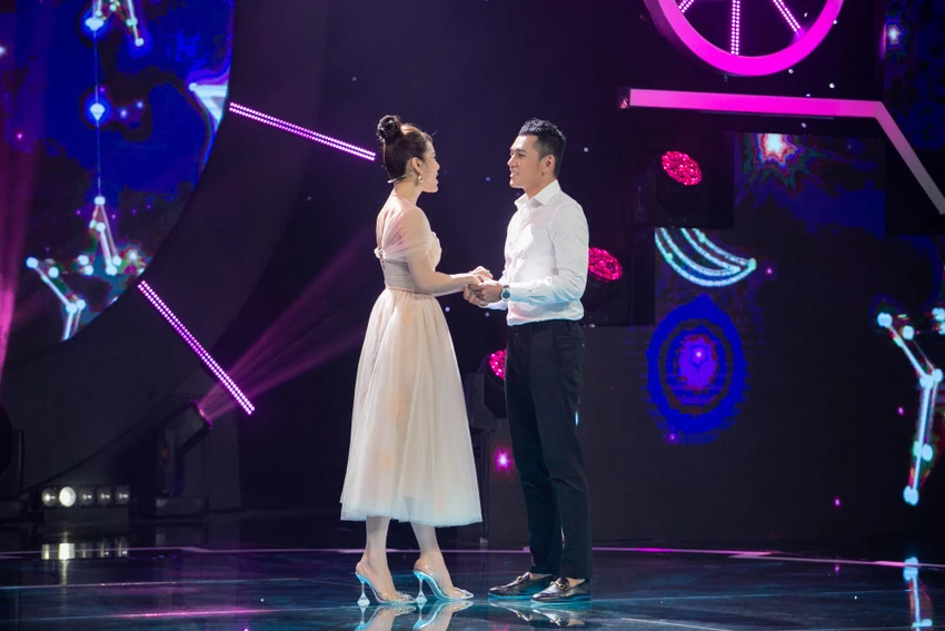 Phương Trinh Jolie với Lý Bình. Phương Trinh Jolie với Lý Bình.