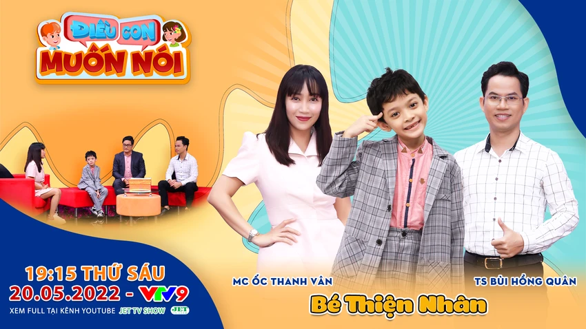 Poster chương trình Điều con muốn nói. Ảnh: CTCC Poster chương trình Điều con muốn nói. Ảnh: CTCC