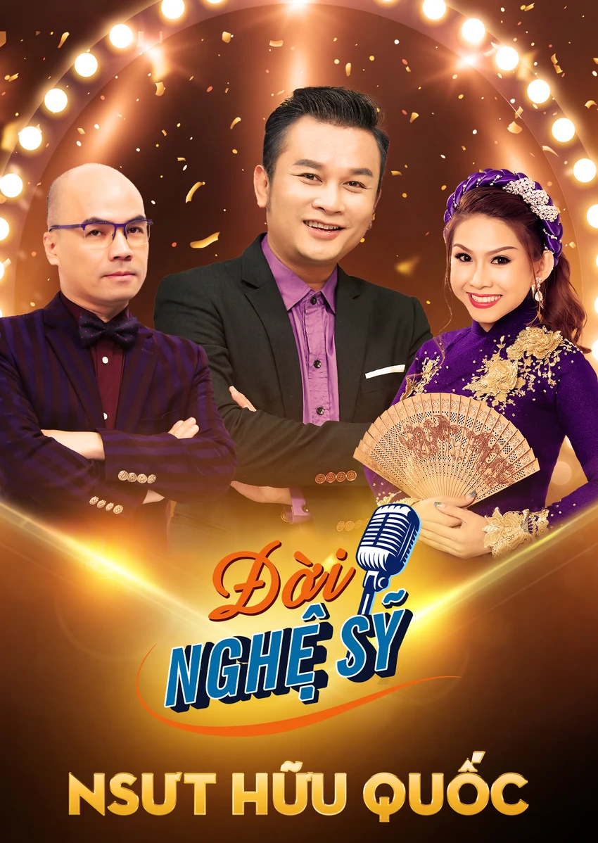 Poster Đời nghệ sĩ - NSƯT Hữu Quốc. Ảnh: CTCC Poster Đời nghệ sĩ - NSƯT Hữu Quốc. Ảnh: CTCC