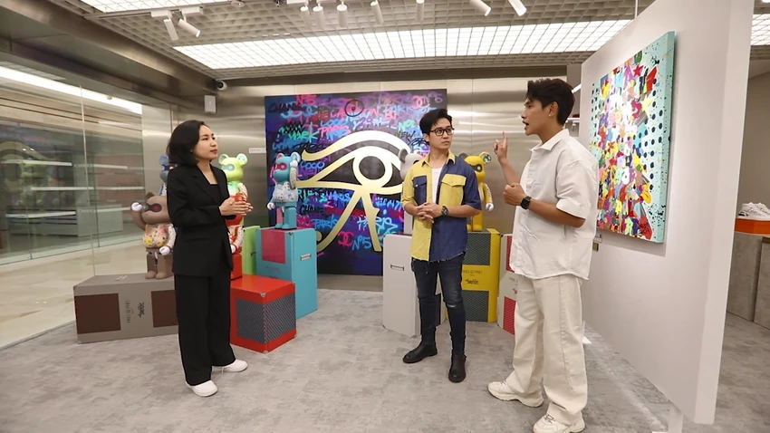 Tác phẩm Horus Eye của Cyril Kongo. Tác phẩm Horus Eye của Cyril Kongo.