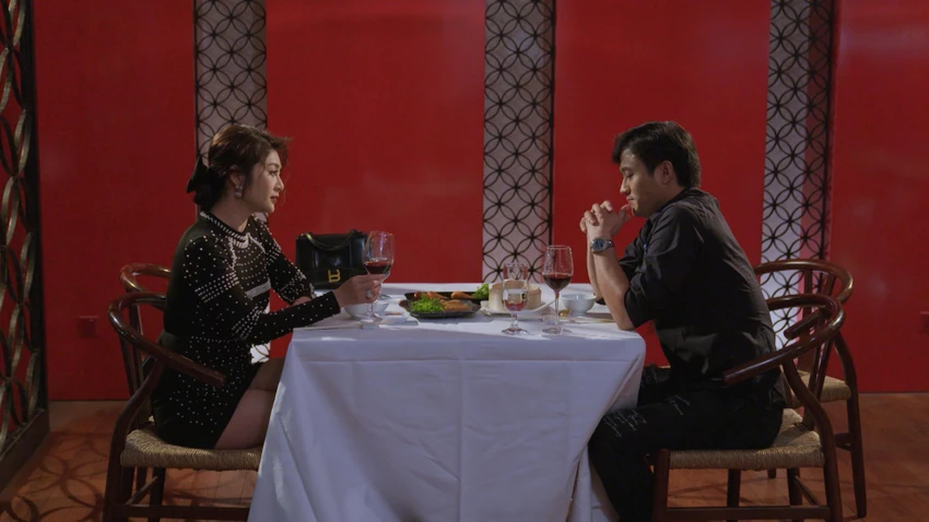 Chiêu Dương và Võ Hiếu trong phim. Chiêu Dương và Võ Hiếu trong phim.
