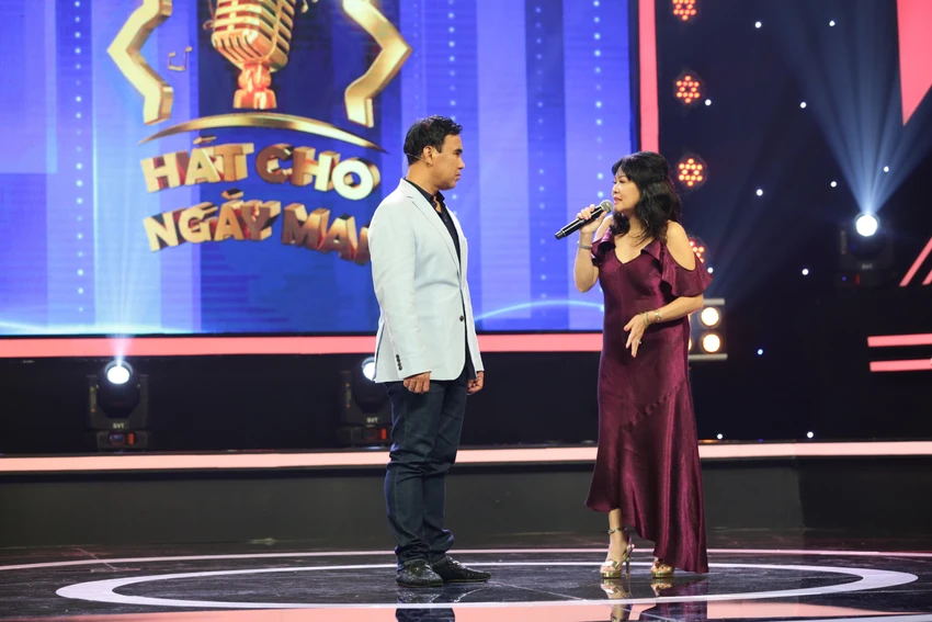 Chị Trần Thị Thủy xuất hiện tại chương trình. Ảnh: CTCC Chị Trần Thị Thủy xuất hiện tại chương trình. Ảnh: CTCC