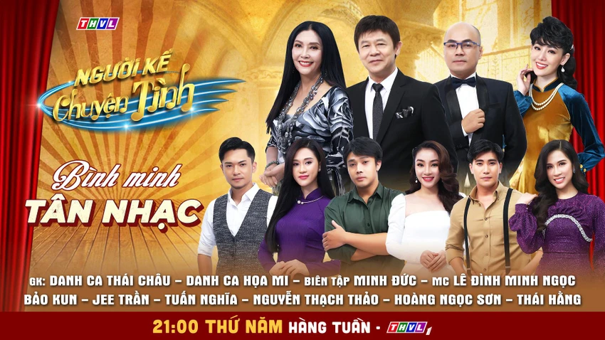 Poster chương trình Người kể chuyện tình. Poster chương trình Người kể chuyện tình.