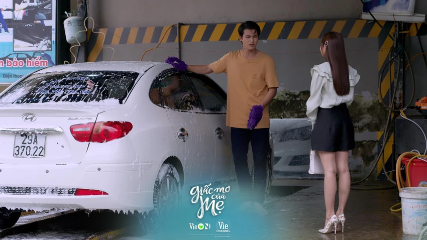 Thanh Hằng và Kiên Cường gặp nhau.